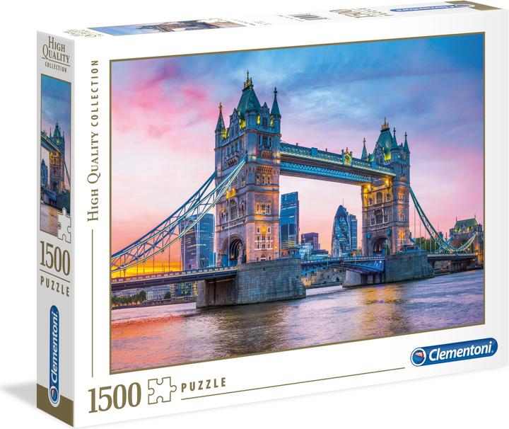 Produktbild Clementoni Puzzle Tower Bridge Sunset (1500 Teile)