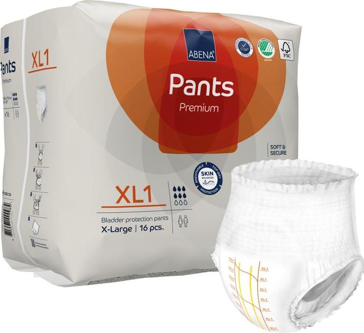 Actual product image Abena Premium XL1 orange (16 x, Large plus)