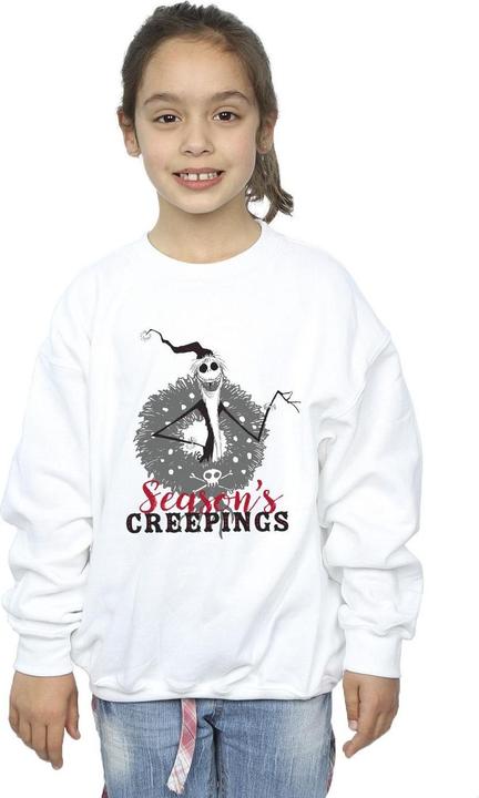 Produktbild Disney The Nightmare Before Christmas Seasons Creepings Wreath Sweatshirt Mädchen (152, 158)