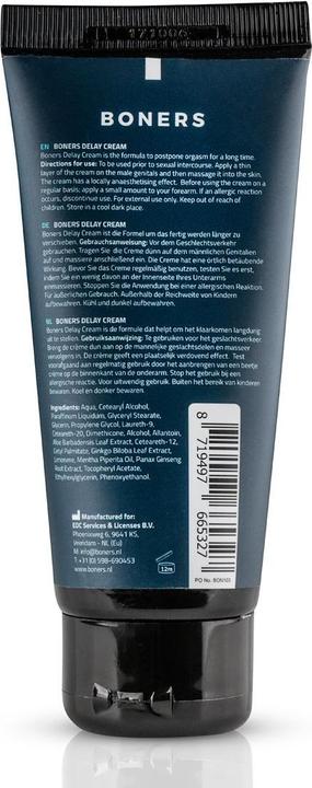 Produktbild Boners Delay Cream (100 ml)