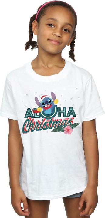 Produktbild Disney Lilo And Stitch Aloha Christmas TShirt Mädchen (140, 146)