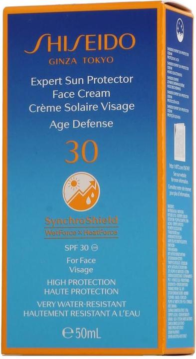 Productafbeelding Shiseido Expert Zonbeschermer Gezichtscrème (Zonnecrème gezicht, SPF 30, 50 ml, 150 g)