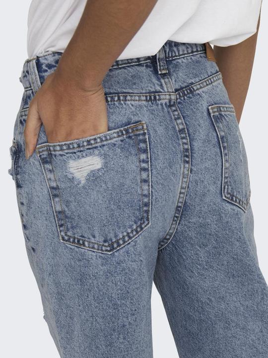 Actual product image Only ONLDad High Waist Destroyed Flared Jeans (26)