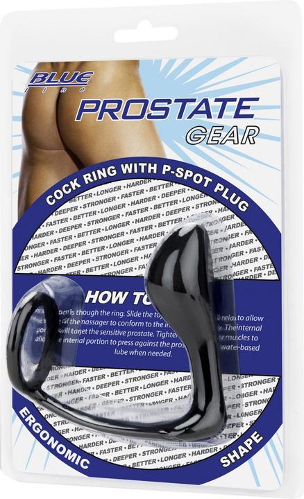 Produktbild Blue Line C&B GEAR Cock Ring with P-Spot Plug