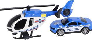 Produktbild Rapid wheels Polizeifahrzeuge Hubschrauber+Auto +L/T