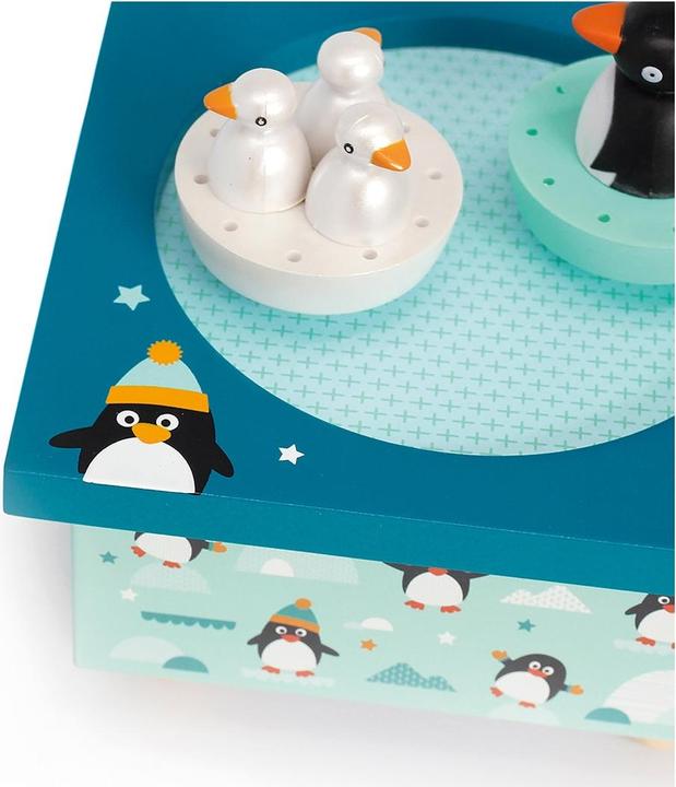 Image du produit Trousselier Boîte à musique magnétique avec pingouins dansants