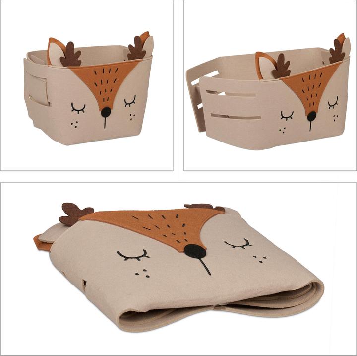 Produktbild Relaxdays Aufbewahrungskorb (1 x, 27 x 18 x 24 cm)