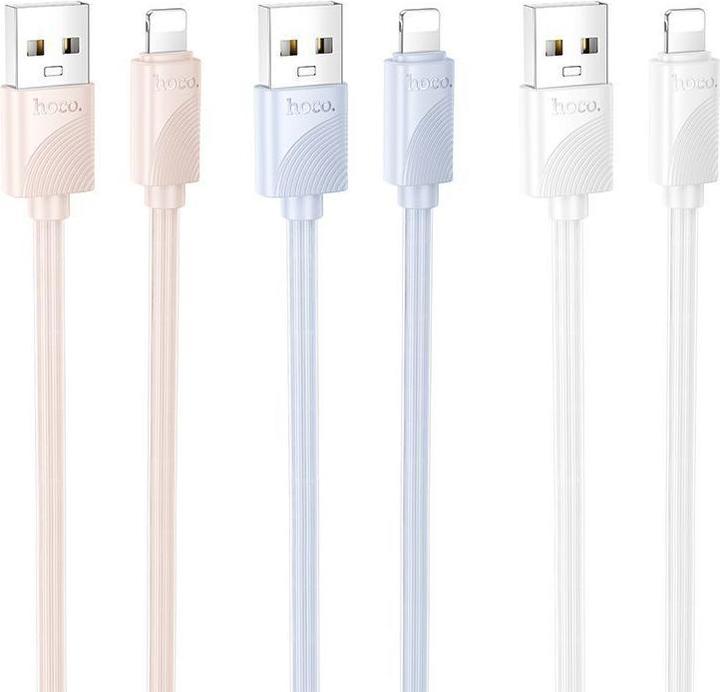 Actual product image Hoco Cable cable USB A to Lightning 2,4 A X114 1 m pink (1 m)
