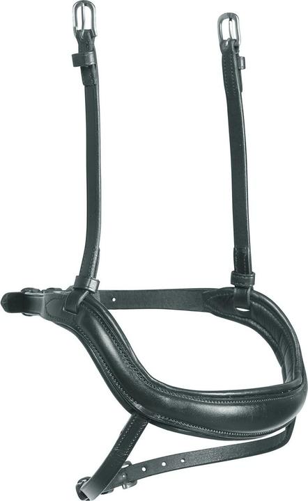 Actual product image Leather noseband with locking strap