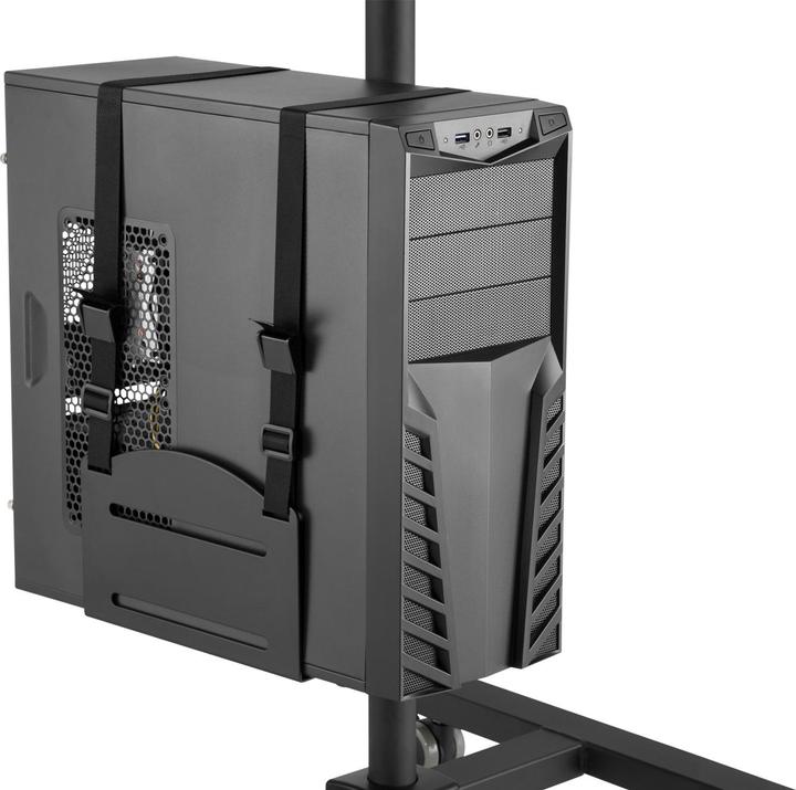Image du produit Digitus Poste de travail mobile muni d’un réglage en hauteur individuel (Barre, 32")