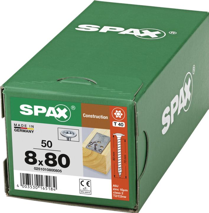 Produktbild Spax Holzbauschrauben (50 Schrauben pro Stück)