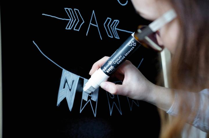 Immagine prodotto Kreul Pennarello a gesso Chalky, XXL, Biancaneve (Biancaneve, 15 mm, 1 x)