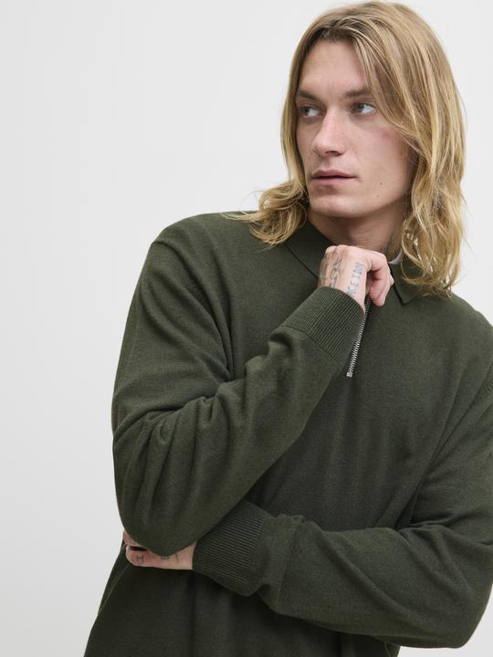 Produktbild Jack & Jones Jjeemil Knit Polo Half Zip Ls Noos (L)