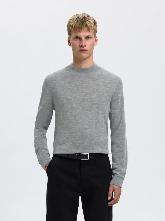 Actual product image Selected Homme 100% merino wool mock neck jumper (XXL)