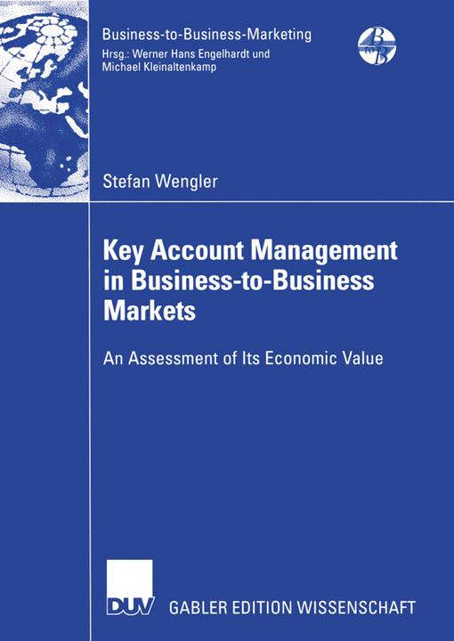 Actual product image Key Account Management in Business-to-Business Markets (Stefan Wengler, 2006)