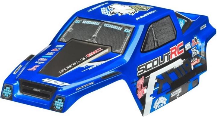 Maverick Painted Scout Rc Bodyshell Blue W/Decals