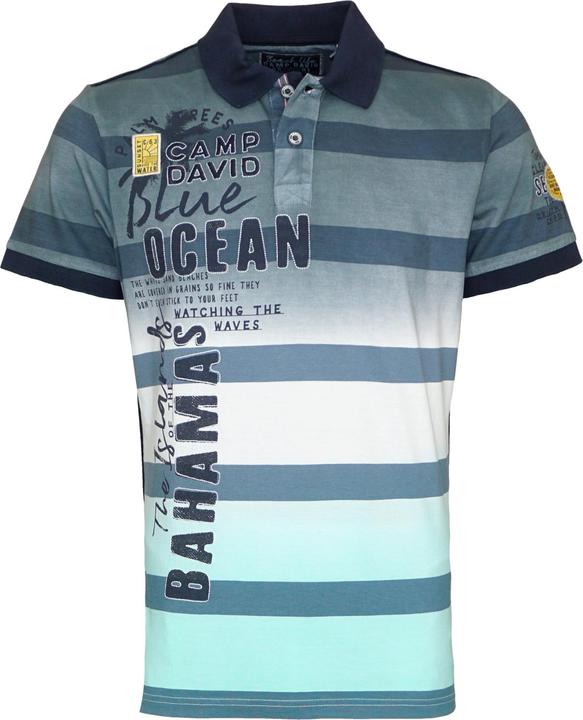 Camp David Poloshirt Beach Life Kurzarmshirt mit Polokragen (XXL)