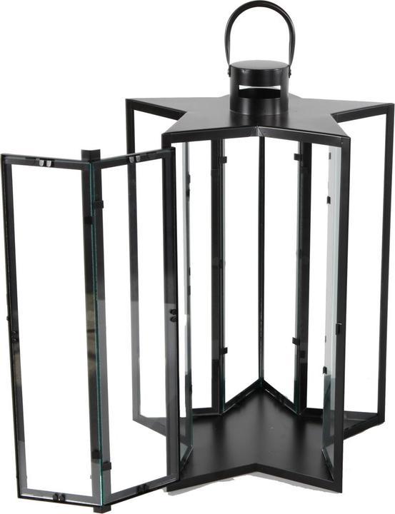 Mojawo Laterne Gartenlaterne Windlicht Sternform Metalllaterne XXL