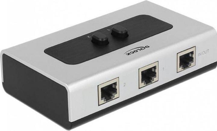 Delock Manuale Gigabit LAN Switchbox 2Port (2 Porti)
