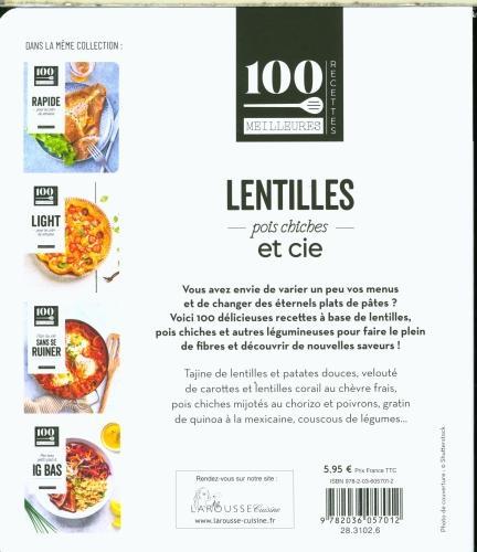 Image du produit Larousse pratique Lentilles, pois chiches & Cie (Français, Collectif, 2024)