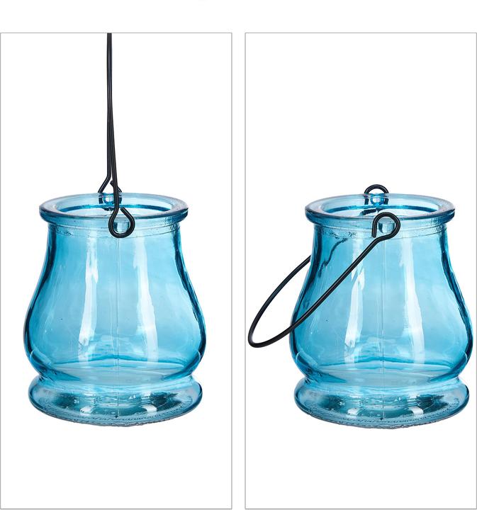 Actual product image Relaxdays 12x lantern (1 x, 8.5 x 8.5 x 10 cm)