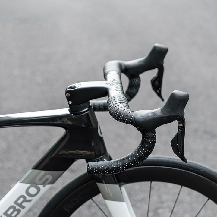 Actual product image Rockbros Handlebar Tape Perforated Silicone with Chameleon Effect - Purple