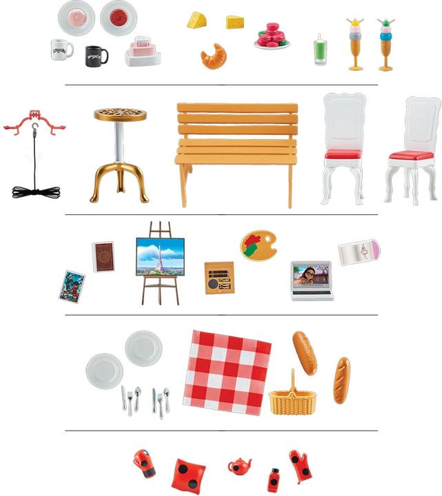 Actual product image Bandai MIRACULOUS deluxe play set Paris 4+