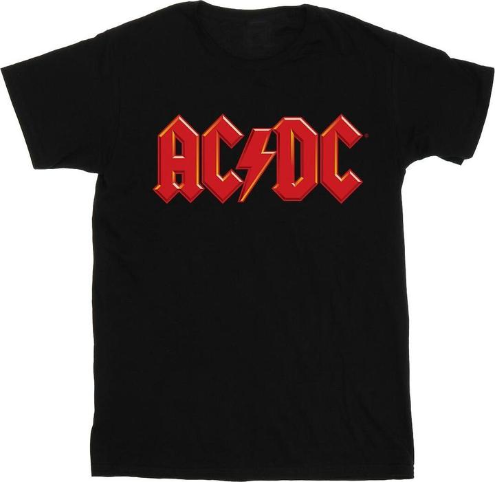 Produktbild AC/DC Rotes TShirt mit Logo aus Baumwolle Mädchen (152, 158)