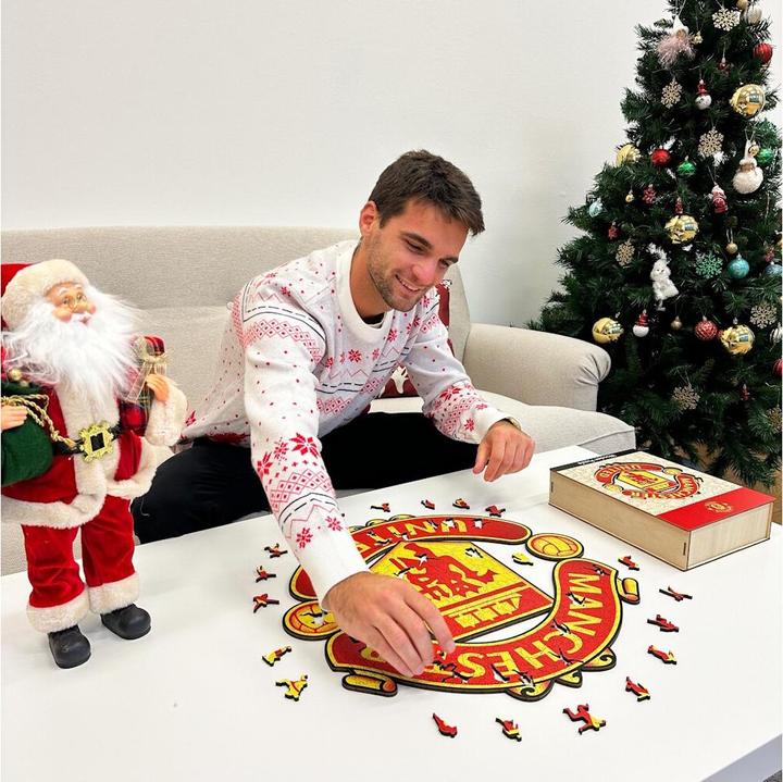 Produktbild Iconic FC Manchester United - Logo - Holz Puzzle Grösse S (150 Teile) (150 Teile)