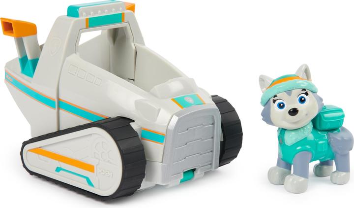 Image du produit Spin Master PAW Patrol, Everest's Snow Plow, Toy Car with Collectible Action Figure, Sustainably Minded Kids Toy