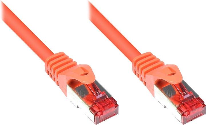 Image du produit Varia SO-36406 - Patchkabel Cat.6a, S/FTP, 0.15m, rot (S/FTP, 0.15 m)