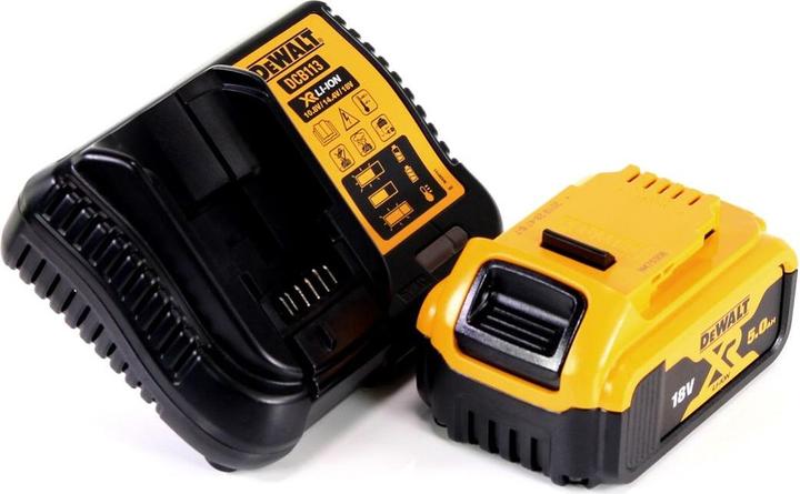 Produktbild DeWalt DCR 027 P1 Akku Radio DAB+ 10,8-18,0 V + 1x Akku 5,0 Ah + Ladegerät (DAB+, FM, Bluetooth)