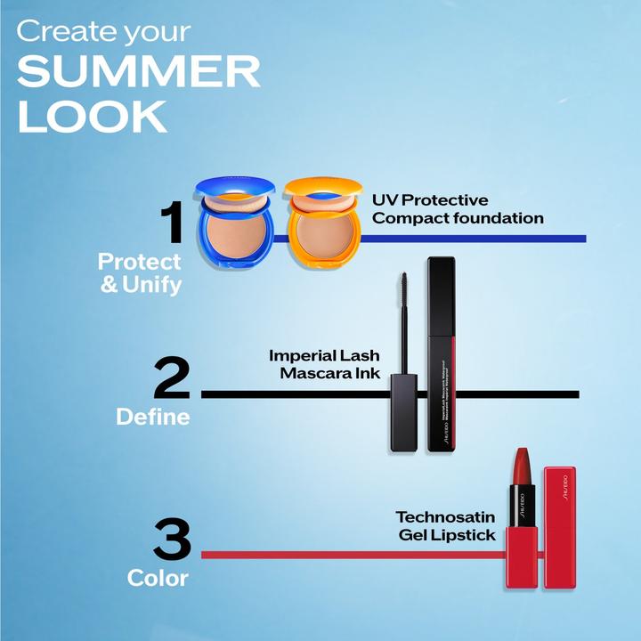 Actual product image Shiseido Sun Make-up Tanning Compact Foundation SPF 10 Honey (Refill) / 12 g (Honey)