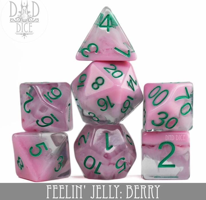 Actual product image DnD Dice Feelin' Jelly: Berry Dice Set