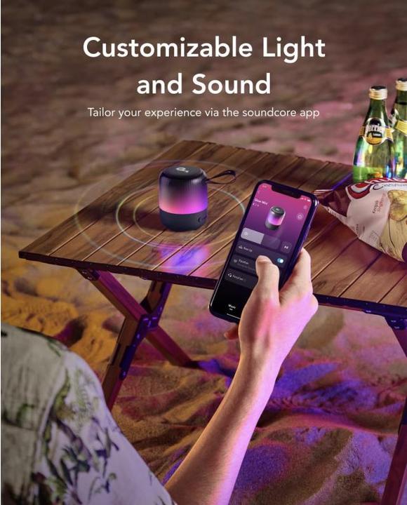 Produktbild soundcore Glow Mini (12 h, Akkubetrieb)