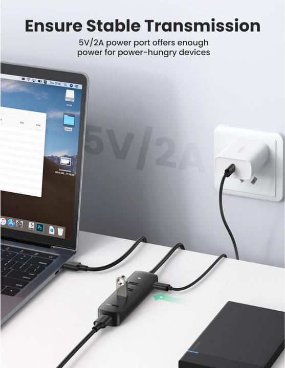 Actual product image Ugreen CM416 (USB-A, 4 Ports)