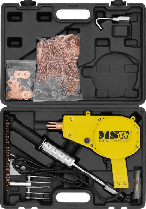 Produktbild MSW Mobiler Ausbeulspotter Punktschweissgerät Komplettset 1500 A 2000 W 230 V Zubehör