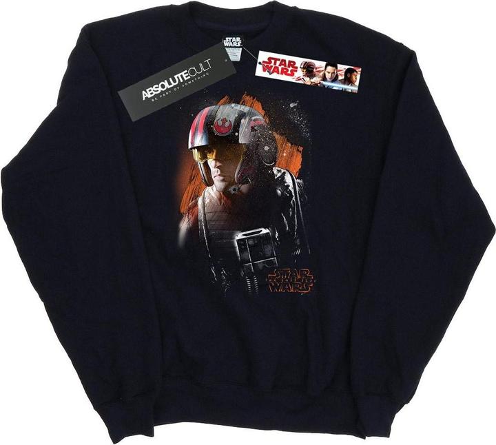 Star Wars The Last Jedi Poe Dameron Brushed Sweatshirt (L)