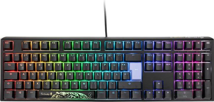 Produktbild Ducky One 3 Classic Black/White Gaming Tastatur, RGB LED - MX-Brown (DE, Kabelgebunden)