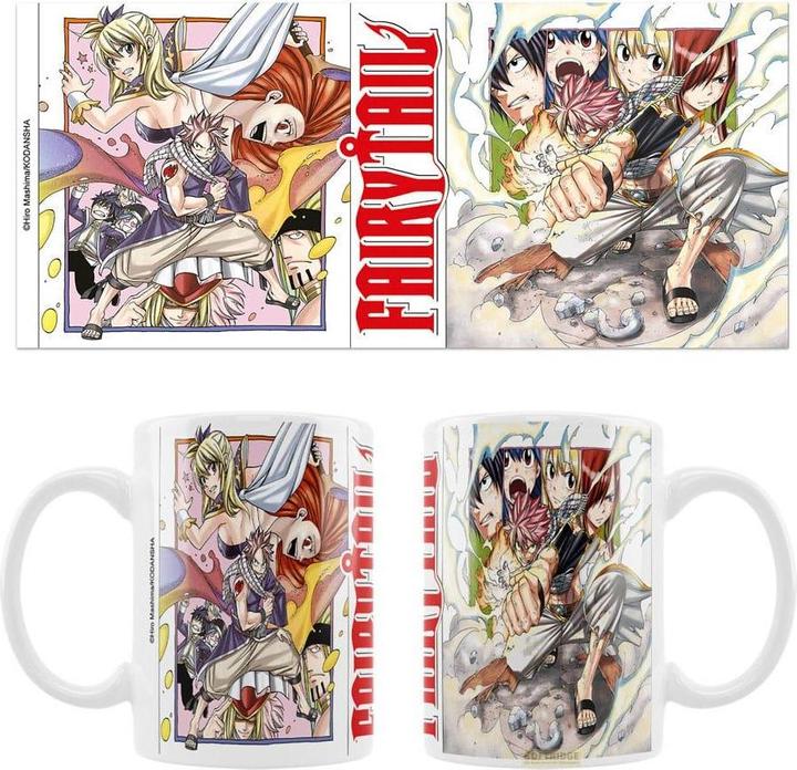 Produktbild Sakami Fairy Tail Keramiktasse Natsu Manga Style (320 ml)