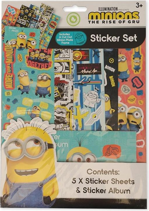Actual product image Minions Characters Stickers Set