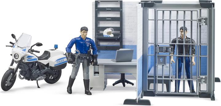 Actual product image Bruder Police station with police motorcycle