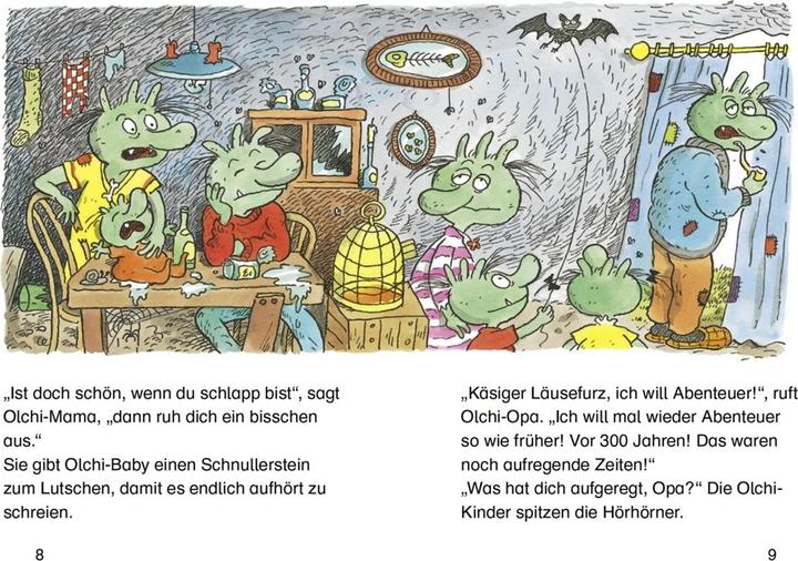 Produktbild Die Olchis fliegen in die Schule (Deutsch, Erhard Dietl, 2019)
