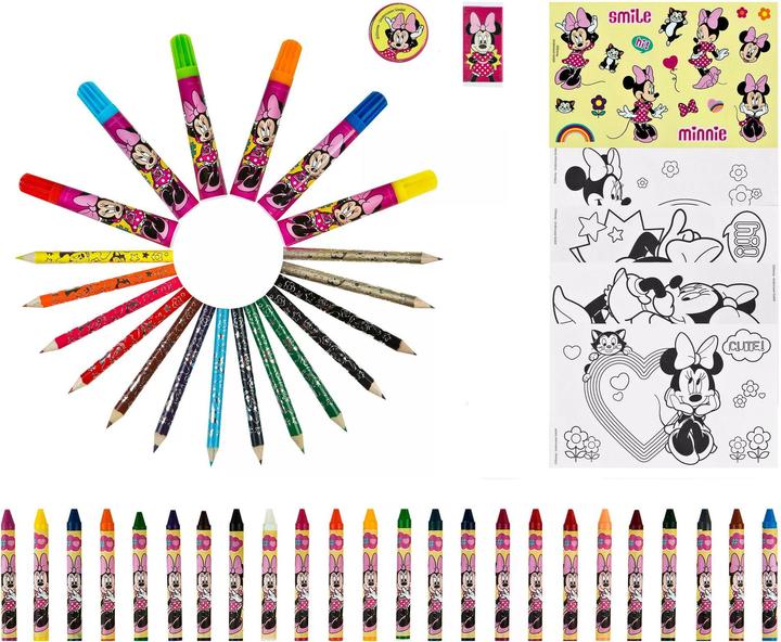 Actual product image Undercover Colouring set Minnie Mouse Disney 51 pieces, age recommendation