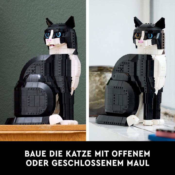 Image du produit LEGO Chat noir et blanc (21349, LEGO Ideas, LEGO difficiles à trouver)