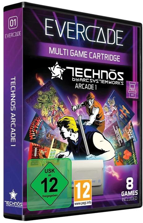 Actual product image Blaze Evercade Technos Arcade Cartridge 1 (Evercade, EN)