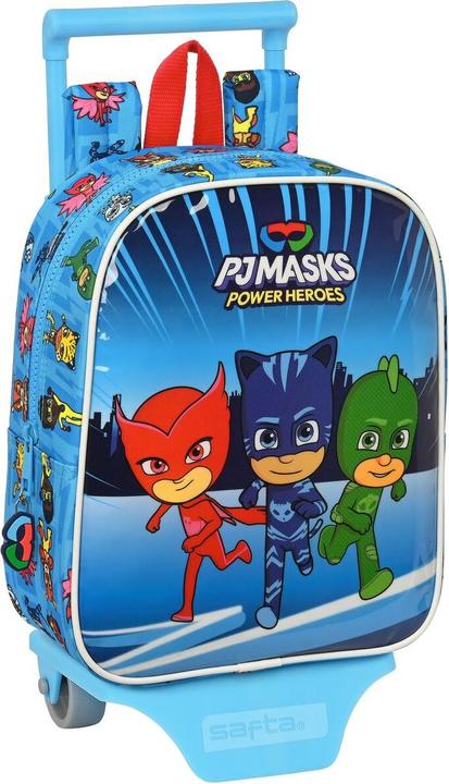 PJ Masks Schulrucksack mit Rädern Blau 22 x 27 x 10 cm