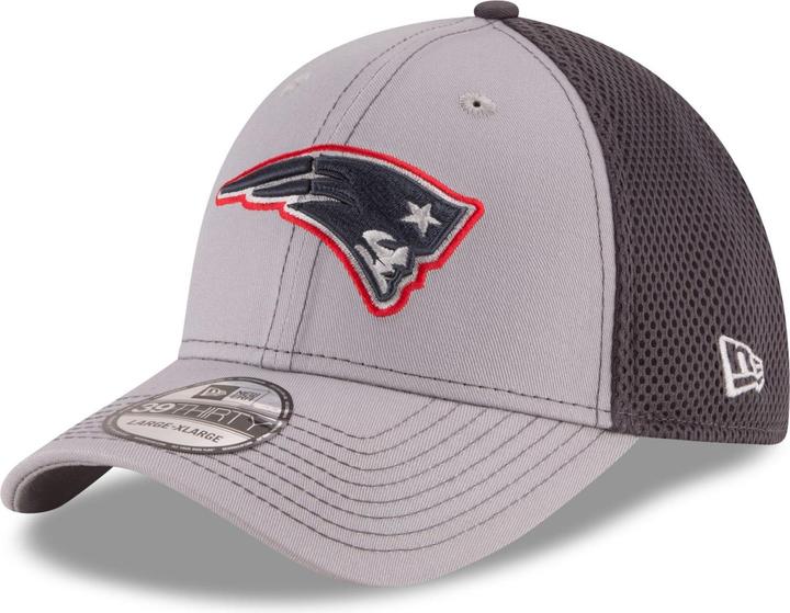 New Era 39Thirty Stretch Mesh Cap - New England Patriots - L (L)