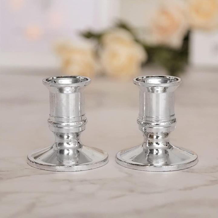 Actual product image Cbx Kerzenständer 3 Köpfe, Kerzenleuchter 3-armig, Kerzenhalter Silber