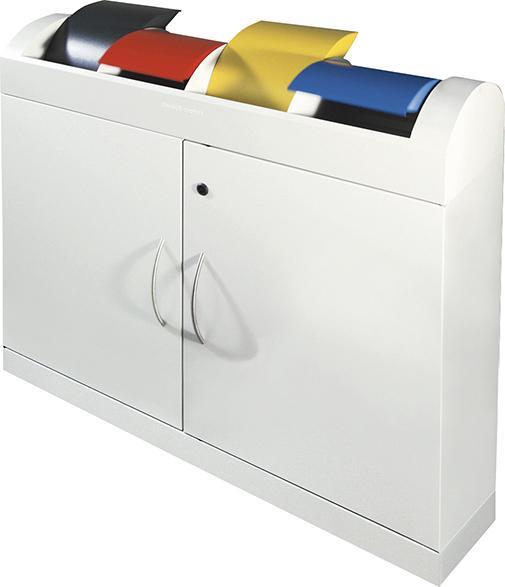 Actual product image kaiserkraft Recyclable material collecting and sorting system (135 l)